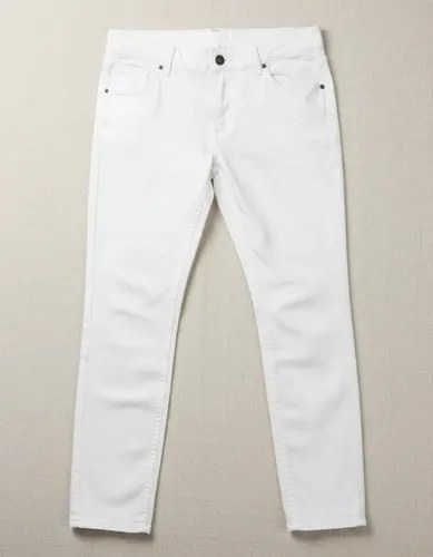 Pantalón Jean Blanco. Kevingston Elastizado T 44 Chupín. L Blanco Liso L - 11