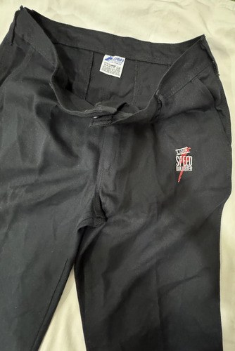 Pantalón Negro De Gabardina De Hombre Speed Unlimited T48 Negro Liso 48 - 5