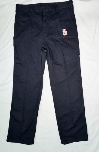 Pantalón Negro De Gabardina De Hombre Speed Unlimited T48 Negro Liso 48 - 9