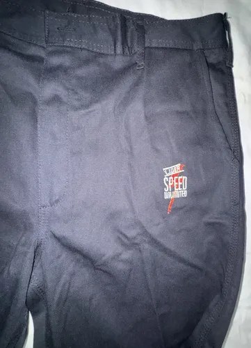 Pantalón Negro De Gabardina De Hombre Speed Unlimited T48 Negro Liso 48 - 10