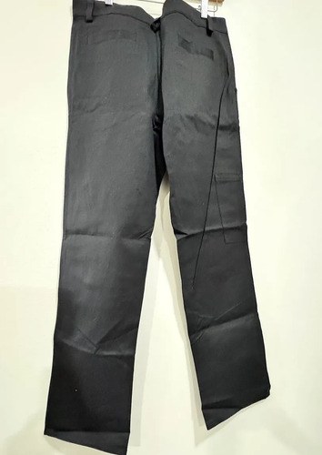 Pantalón Negro Hombre Marca Speed Unlimited, Gabardina 100% Negro Liso 46 - 6