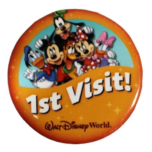 Pin Prendedor Disney World Parks Original Usa 7 Cm