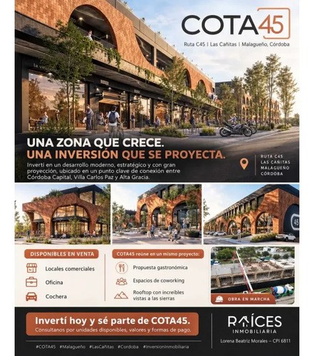 Cota 45 Inversión Estratégica En Malagueño | Locales, Oficinas Y Coche