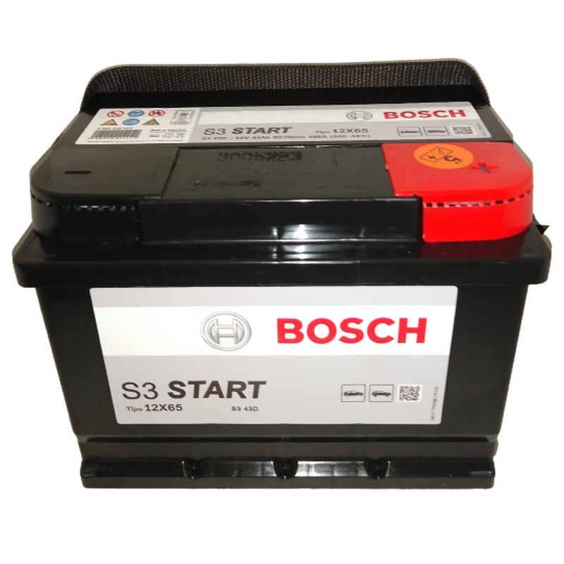 Batería Bosch S3 12x65 Para Vehículo 0092s38053