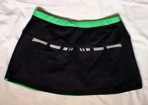 Pollera Con Short Big Fine T -m Negra Licra Excelente Negro Liso M - 6