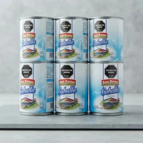 Caballa Al Natural San Remo 425g Neto 300g Escurrido