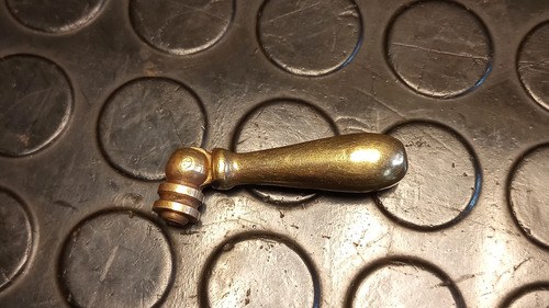 Antiguo Tirador / Manija De Bronce Para Cajón / Puerta Dorado Antiguo Tirador / Manija De Bronce Par
