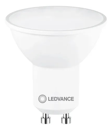 Pack X10 Lámparas Dicroicas Led Gu10 10w Luz Cálida 110º Marca Ledvance Blanco Cálido