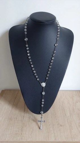 Viejo Rosario Crucifijo Plata Sellada Consultar Stock Plateado