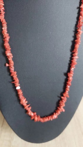 Collar Largo Coral Rojo Consultar Stock Rojo - 2