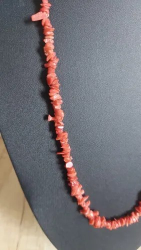 Collar Largo Coral Rojo Consultar Stock Rojo - 3