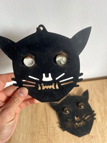 Gatitos Decorativos. Antiguos, Vintage. Espantajaros