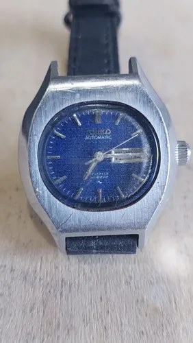Reloj Pulsera Seiko Dama Autmatico Consultar Stock Plateado Gris
