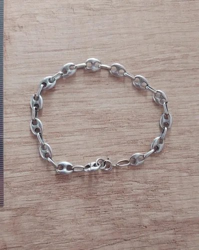 Pulsera De Plata Cadena 925 Consultar Stock Plata 20 Cm