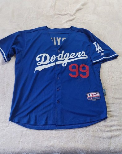 Camiseta Beisbol Dodgers Ryu 99 Majestic Authentic Mlb Xl Blanco L