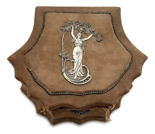 Antiguo Alhajero Frances Para Joyas Consultar Stock Marrón