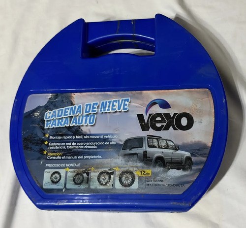Set 2 Cadena Rueda 12mm Nieve Camping 13 A 16 Pul Vexo Kn70