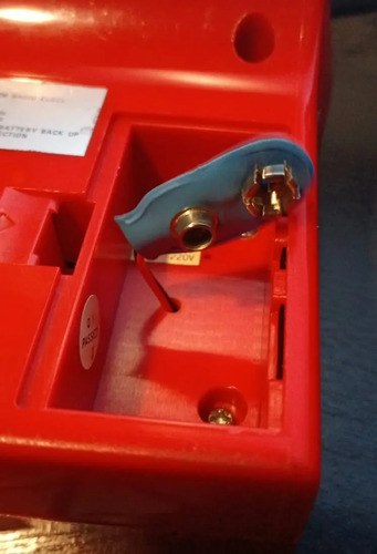 Reloj Despertador Digital Technidyne Con Radio Am/fm Retro Rojo - 7