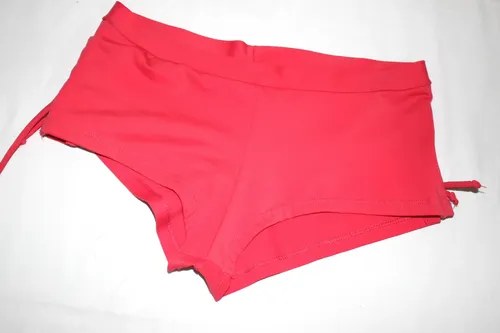 Short Culote De Licra Playa Pileta Color Coral Talle L Coral Liso L - 4