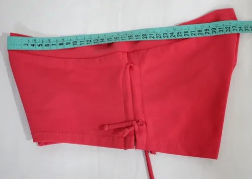Short Culote De Licra Playa Pileta Color Coral Talle L Coral Liso L - 9