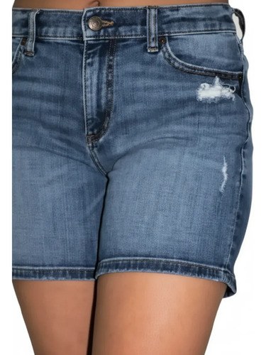 Short Banana Republic Poco Uso Jean Celeste T 30 Azul Claro Lisa L - 2