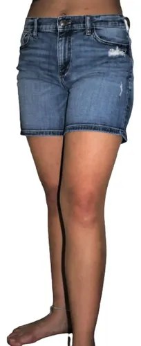 Short Banana Republic Poco Uso Jean Celeste T 30 Azul Claro Lisa L - 3