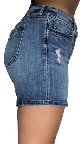 Short Banana Republic Poco Uso Jean Celeste T 30 Azul Claro Lisa L - 5