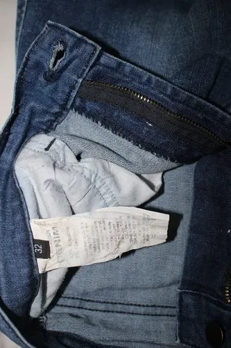 Short Banana Republic Poco Uso Jean Celeste T 30 Azul Claro Lisa L - 9