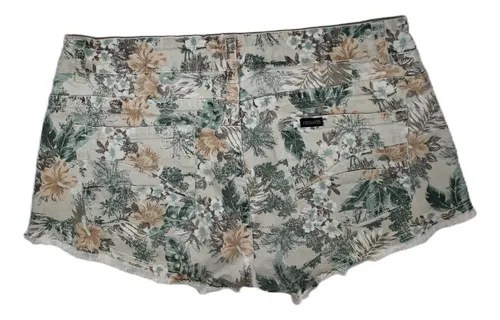Short De Jean Floreado Clasico T-40 Rip Curl Cintura 38 L Verde Lima Floreado L - 4