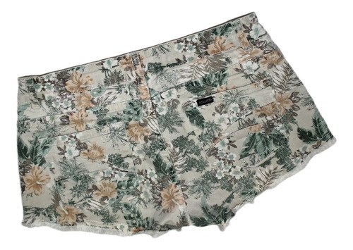 Short De Jean Floreado Clasico T-40 Rip Curl Cintura 38 L Verde Lima Floreado L - 5