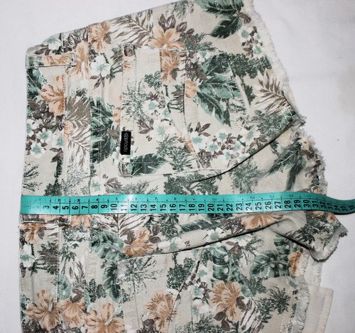 Short De Jean Floreado Clasico T-40 Rip Curl Cintura 38 L Verde Lima Floreado L - 8