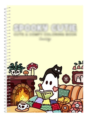 Cuaderno Para Colorear Spooky Cutie Spooky Cutie
