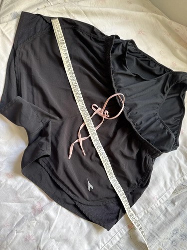 Short Negro T-l Diadora Deportivo Con Bombacha Negro Lisa L - 7