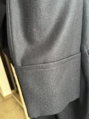 Sobretodo Capote Invierno Militar C/juego Botones Spfederal Negro Xl Liso - 7