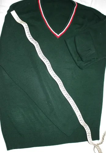 Sweater Pullover T-l Euskal Echea Uniforme Verde Tejido Verde Oscuro Liso L - 4