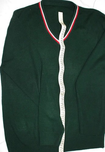 Sweater Pullover T-l Euskal Echea Uniforme Verde Tejido Verde Oscuro Liso L - 8