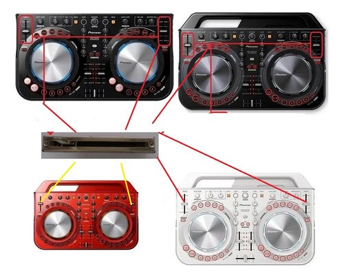 Pioneer Ddj Wego 2k 2r 2w Potenciometro Fader Pitch Upgrade - 2