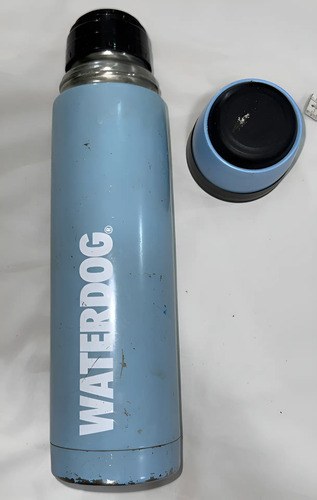 Termo De Acero Inoxidable Waterdog Tipo Bala Waterdog 1000cc Celeste