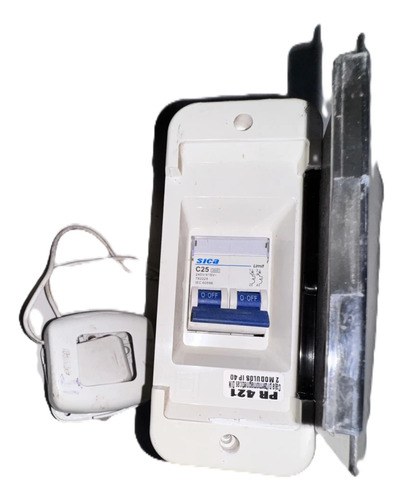 Termomagnetica Bipolar 25a Llave Termica 2x25 Sica 25 A 415v