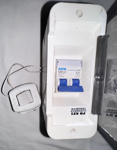 Termomagnetica Bipolar 25a Llave Termica 2x25 Sica 25 A 415v - 3