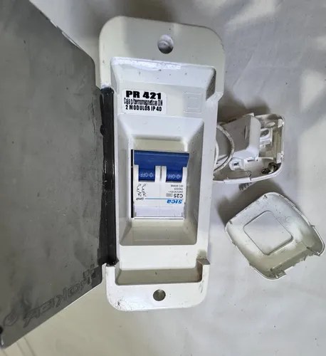 Termomagnetica Bipolar 25a Llave Termica 2x25 Sica 25 A 415v - 9