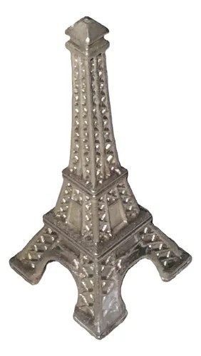 Torre Eiffel De Metal Para Regalo Souvenir Chico 4,7cm