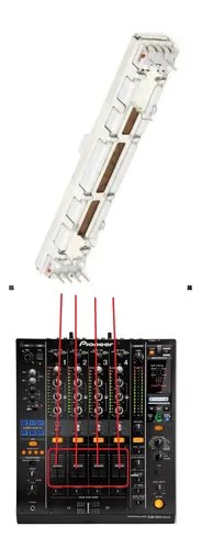 Pioneer Djm 900 Nexus Potenciometro Fader De Canal Volumen - 2
