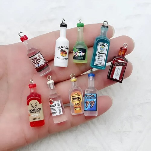 Miniaturas Botellas Adorno Bacardi Godons Malibu Absolut Etc Varias