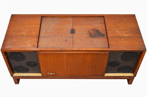 Tocadiscos Radio Winco Sansur Eléctrico Antiguo Usado Marrón