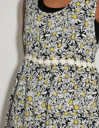 Vestido Mono T 2 47 Street Holgado Crepe Poliéster Chick Amarillo Floreado 40 - 9