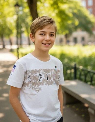Remeras Algodón Flame De Niños Del 4 Al 16