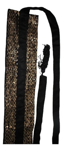 Vestido Negro Corto Fiesta Escote En Espalda Hermoso T -m Negro Apliques Bordado M - 9