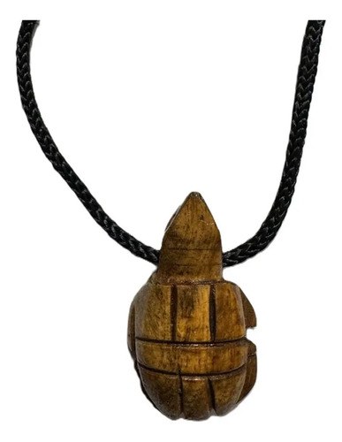 Dije Madera Tallado Tortuga Totem Suerte Fortaleza Energia Marrón Claro - 5