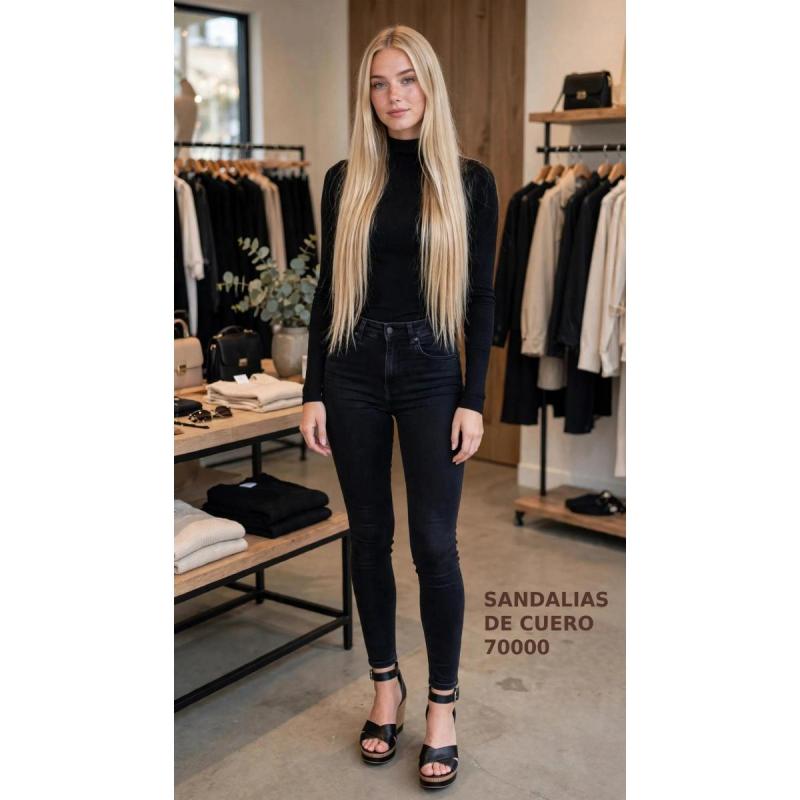 Pantalón blanco chupin de yean